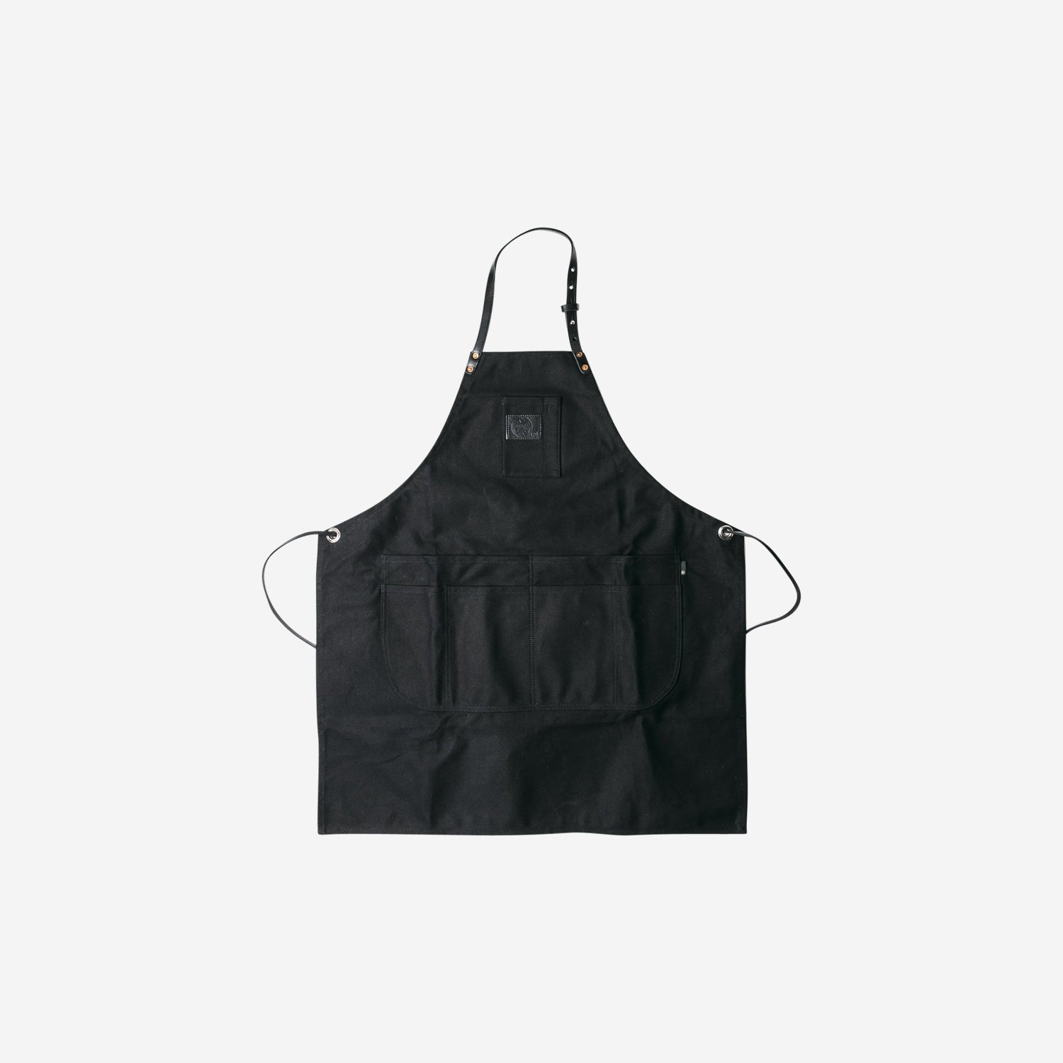 AP-1 Black Canvas and Leather Apron