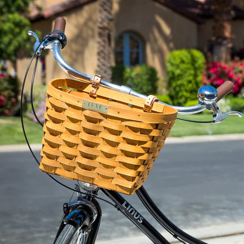 Original Large Bicycle Basket with Post Piece