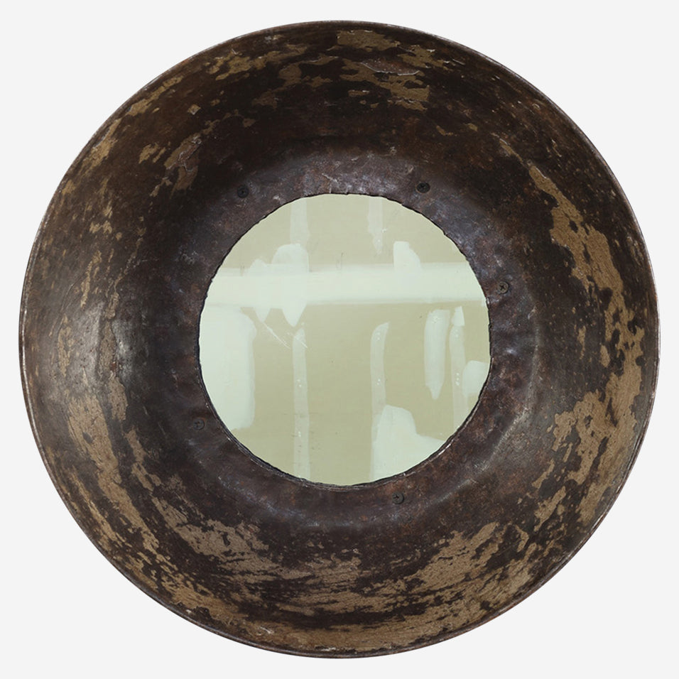 Antique Bowl Mirror