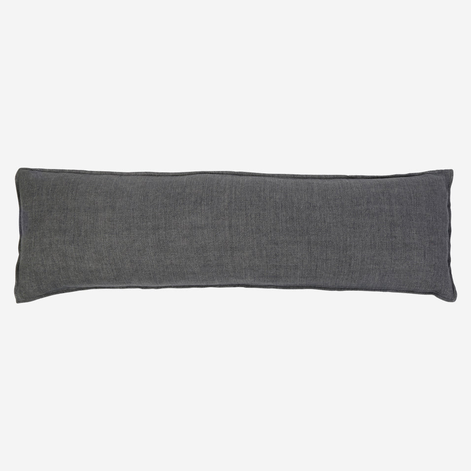 Montauk Body Pillow Charcoal