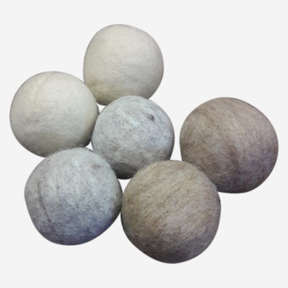 Oatmeal Wool Dryer Balls Set of 9