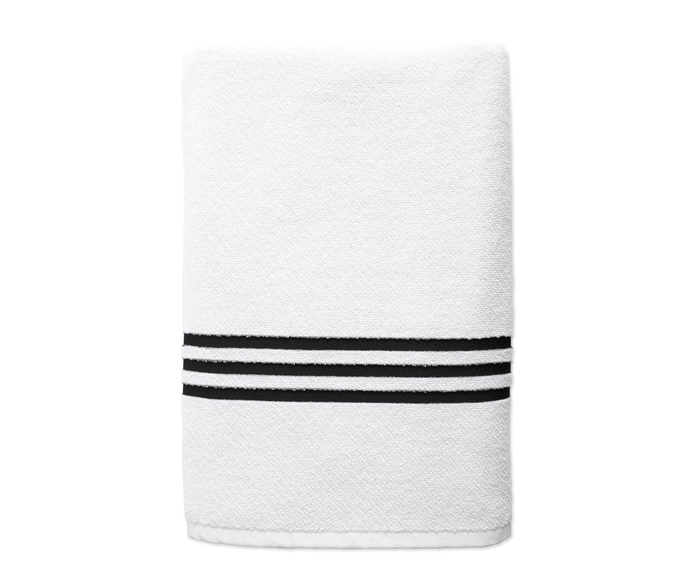 Black Stripe Pool Towel