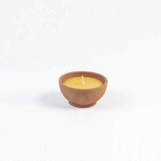 Terracotta Beeswax Candle