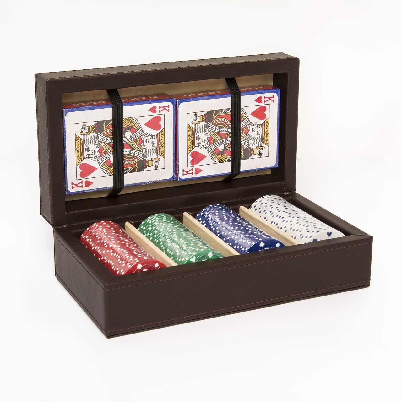Chocolate Brown Poker Set