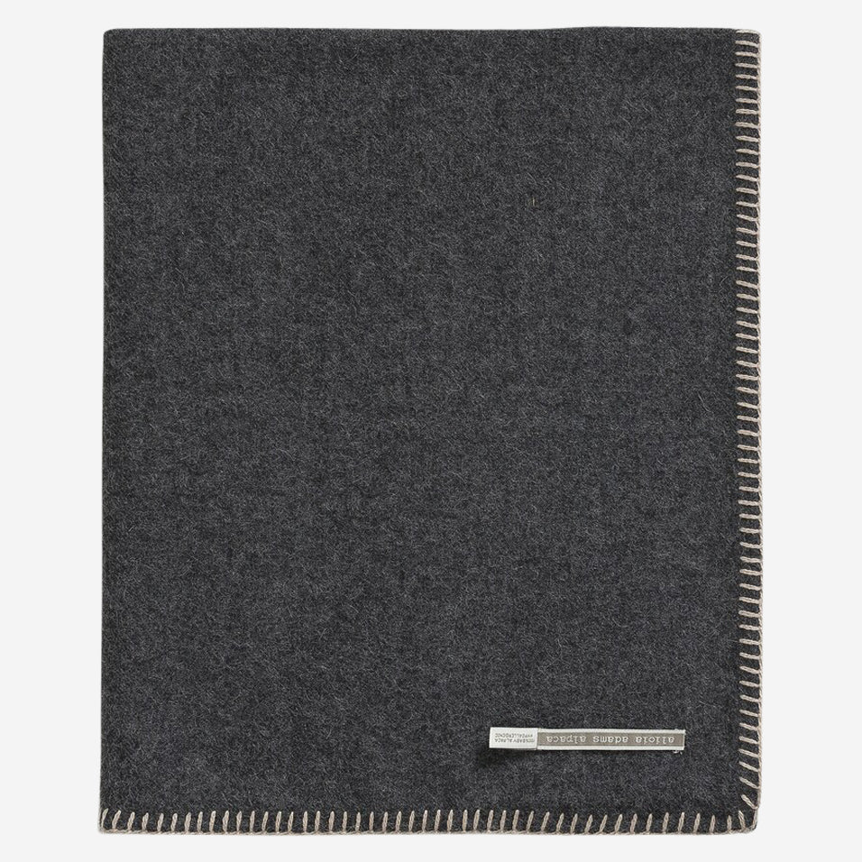 Arena Travel Blanket Charcoal / Light Taupe