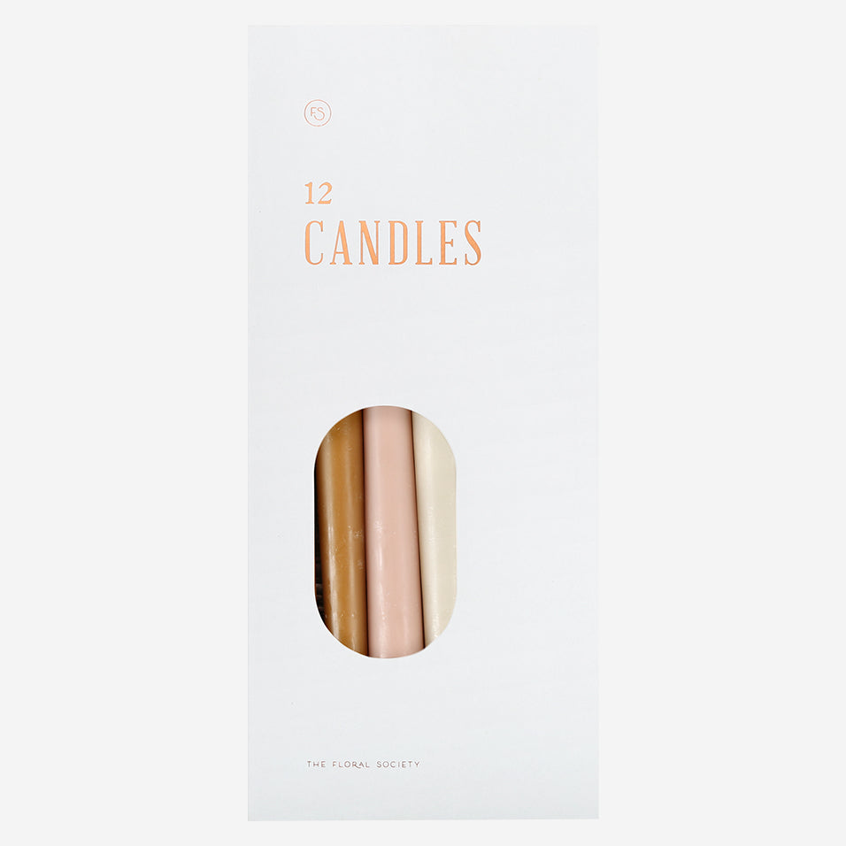 Assorted 12" Taper Candles