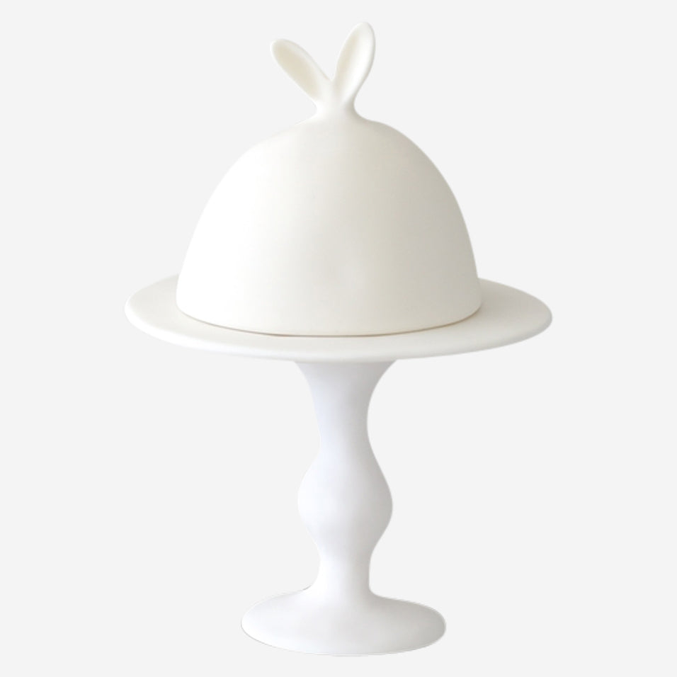 Bunny Small Dome on Pedestal