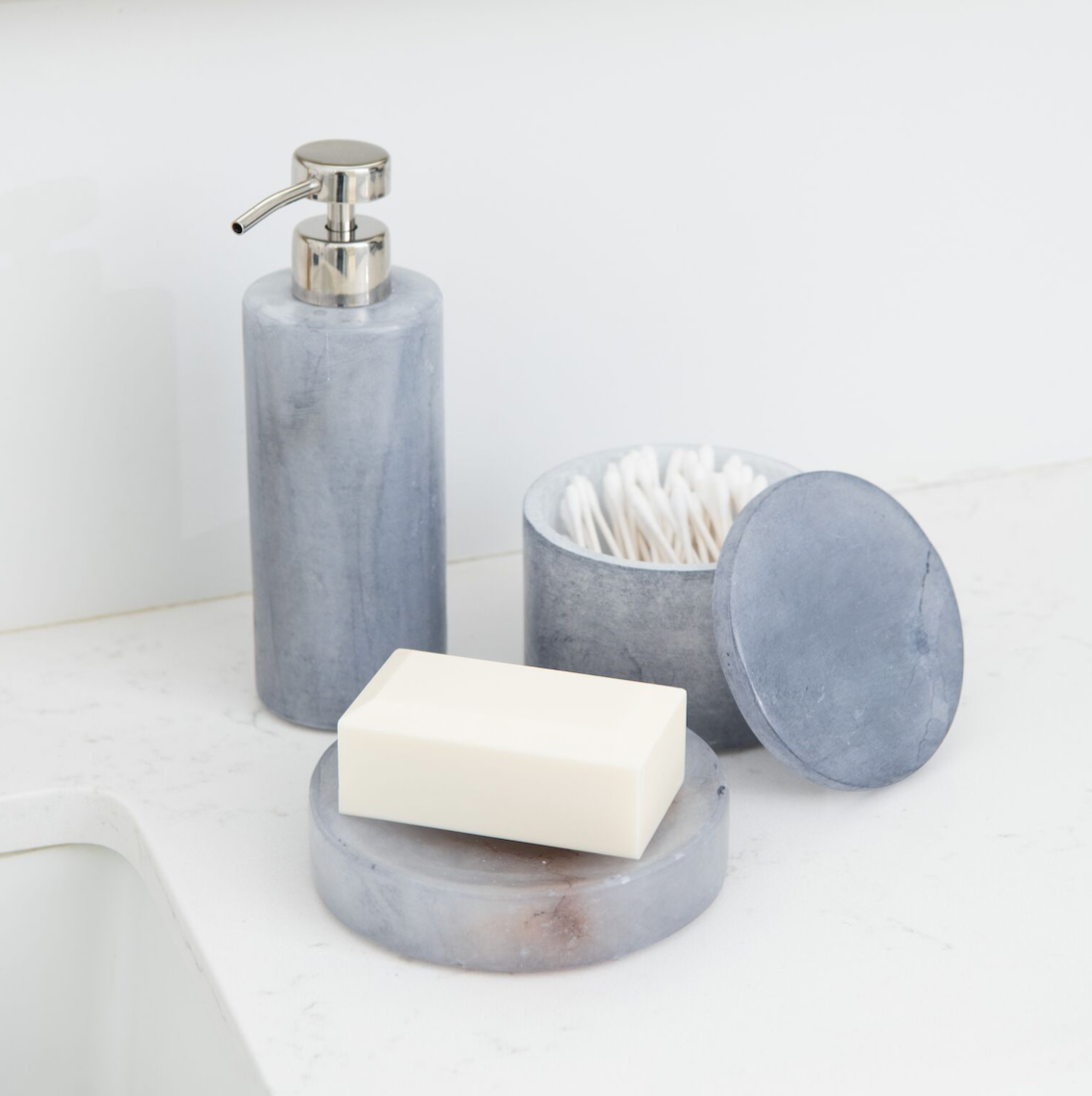 Alabaster Shower Soap Dish Holder