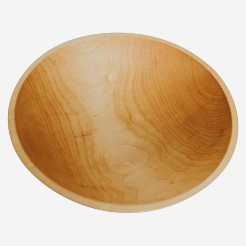 17" Maple Bowl Bee's Oil Finish