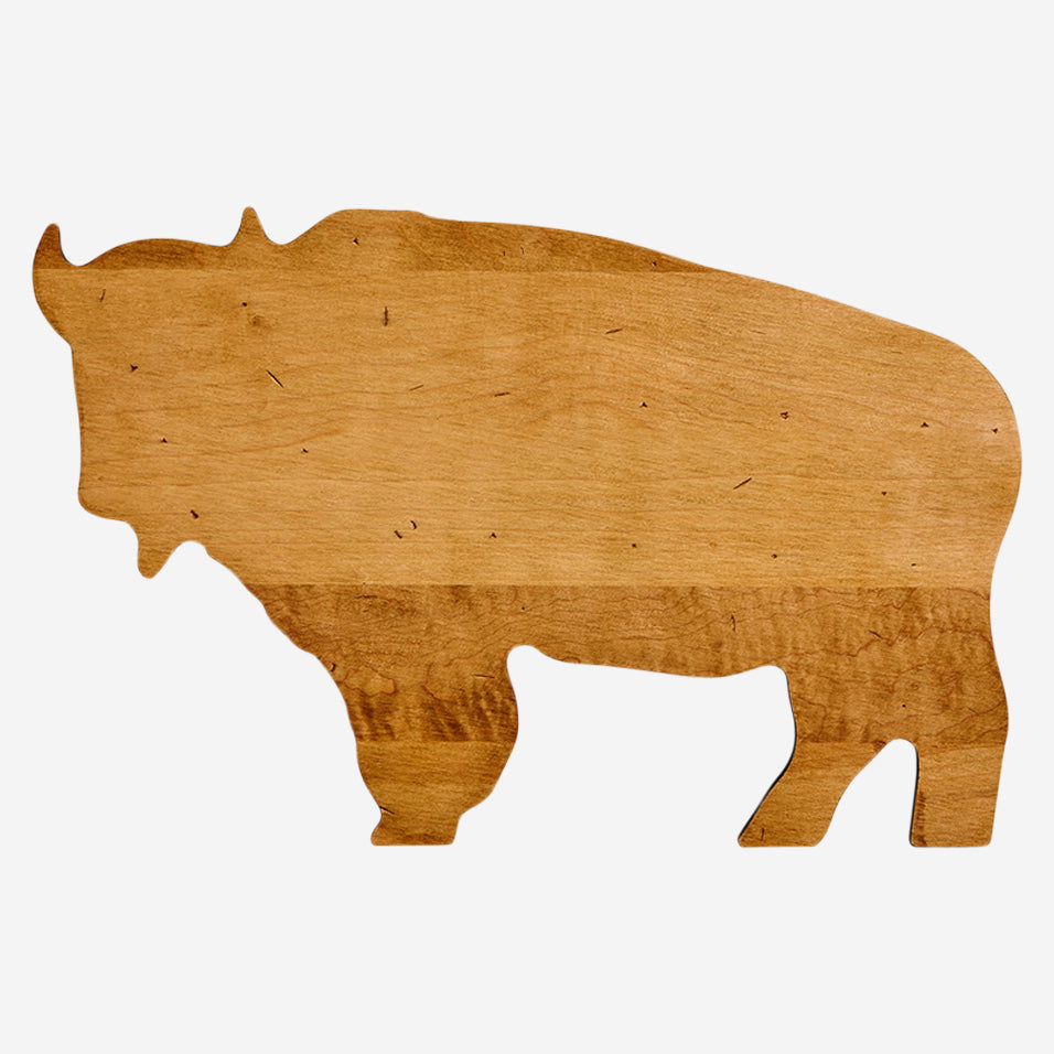 Maple Bison Shaped Board