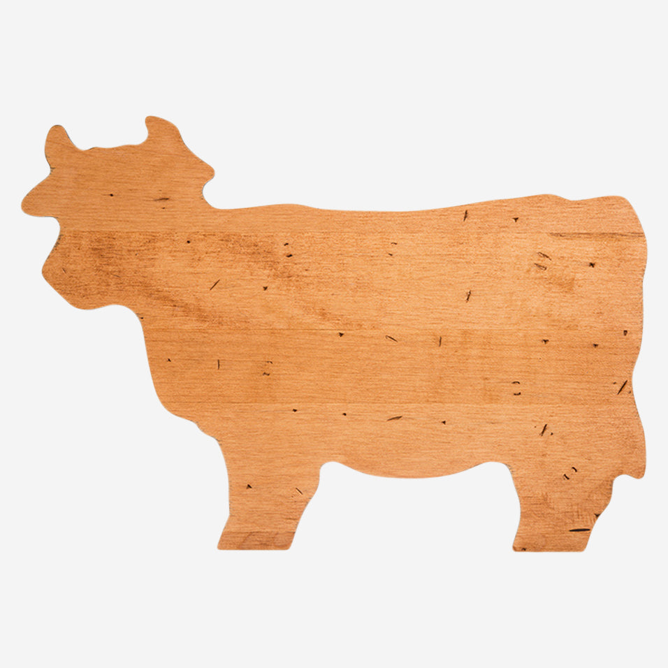Maple Cow Shaped Board