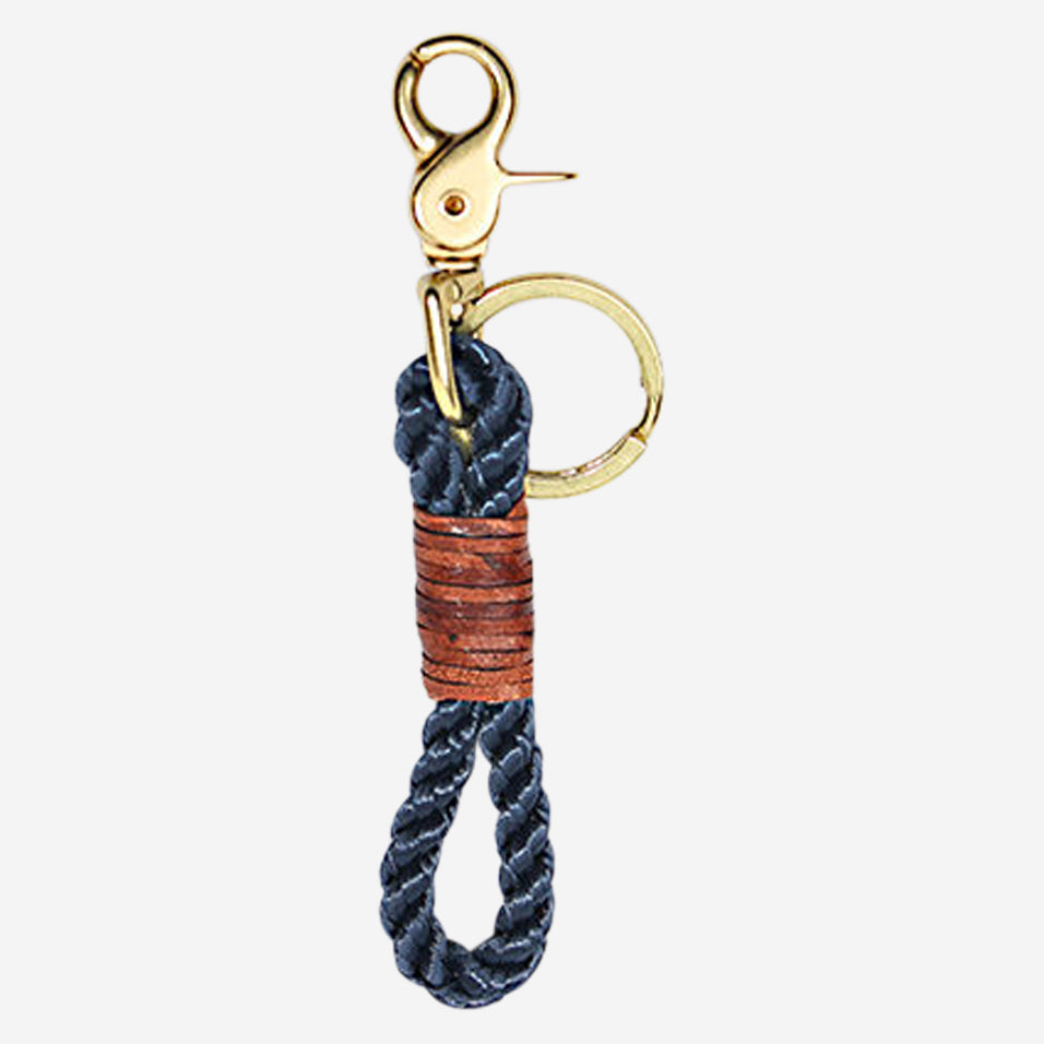 Navy Rope Keychain