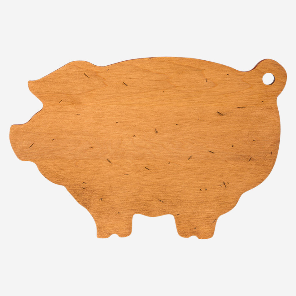 Maple Pig Shaped Board