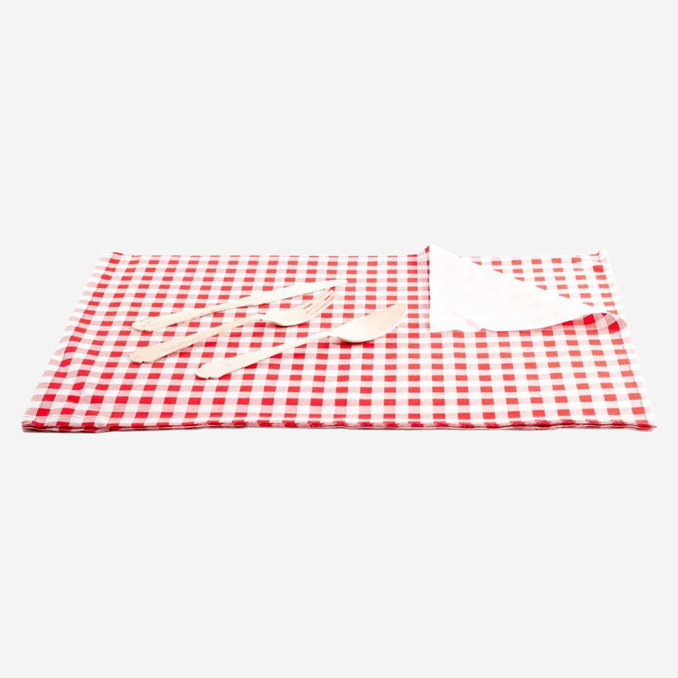 Red Vichy Placemats